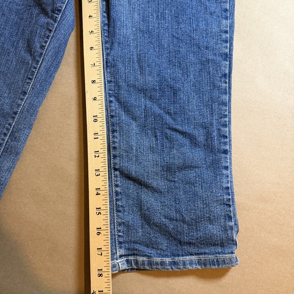 Vintage NYDJ Not Your Daughter's Jeans Capris Stretch Embroidered Aztec 0P USA - Picture 5 of 10